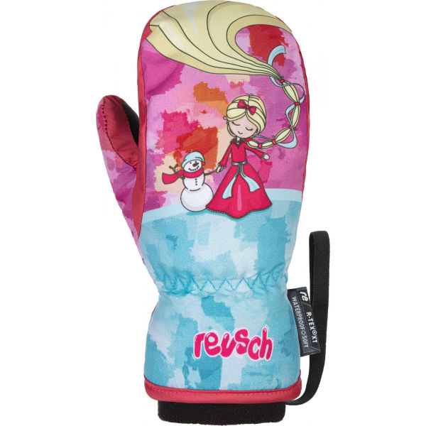 Reusch FRANCI R-TEX XT MITTEN Dětské zimní rukavice, růžová, velikost