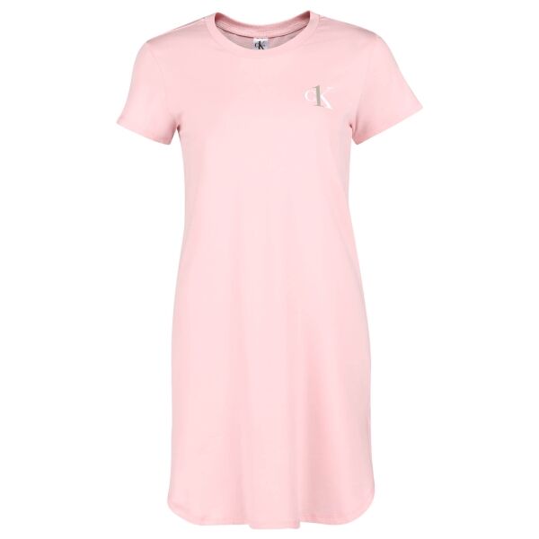 Calvin Klein SS NIGHTSHIRT Dámská noční košile, růžová, velikost