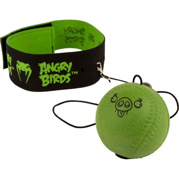 Venum ANGRY BIRDS REFLEX BALL Dětský boxovací míček, zelená, velikost