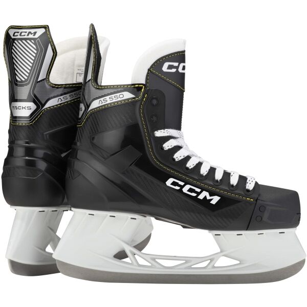 CCM TACKS AS 550 SR Hokejové brusle, černá, velikost 43