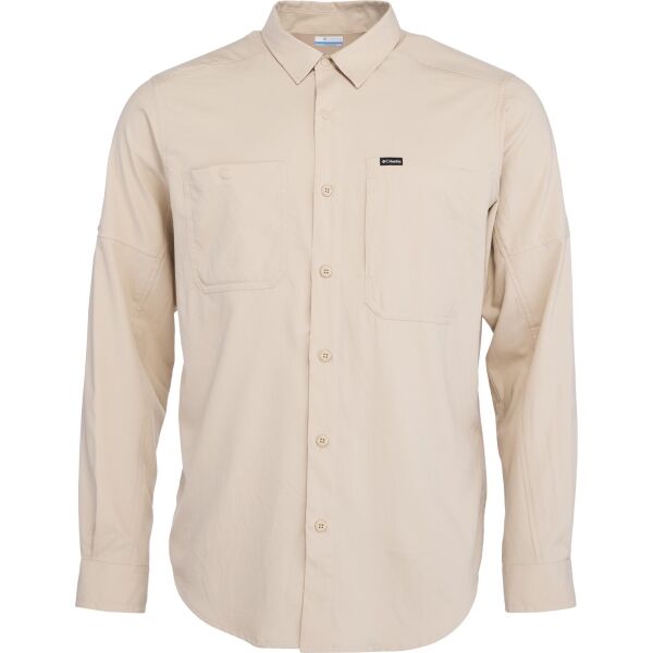 Columbia SILVER RIDGE UTILITY LITE LONG SLEEVE Pánská košile, béžová, velikost