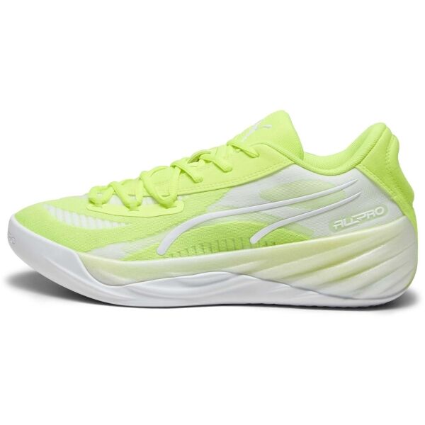 Puma ALL-PRO NITRO Pánská basketbalová obuv, reflexní neon, velikost 43
